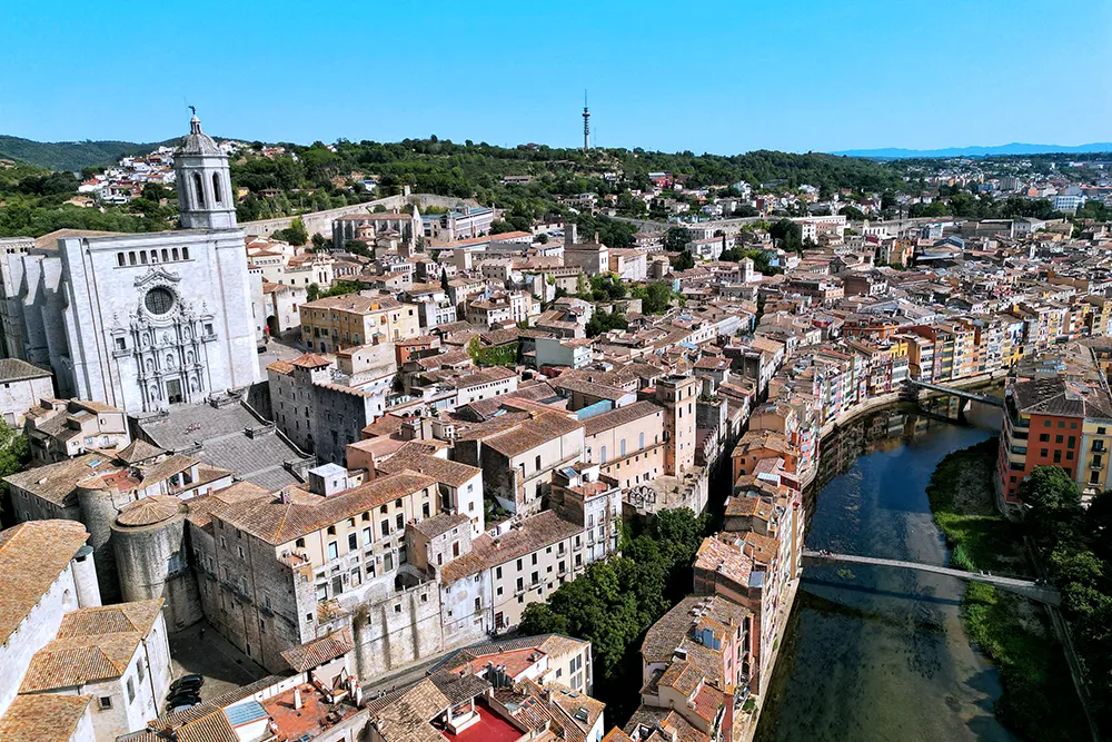 Vista aérea de Girona